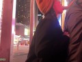 EXTREMELY RISKY BLOWJOB BEHIND POLICE STATION IN NYC