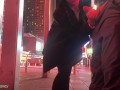 EXTREMELY RISKY BLOWJOB BEHIND POLICE STATION IN NYC