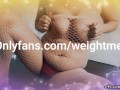 Belly Play, Gaining Weight, Chubby, Fat, BBW, Playing With My Belly Bulge,