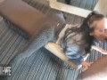 HOTTIE IN THE HOTEL GETS SKULL FUCKED FULL OF THICK MAN MILK BEFORE OUR FRIENDS GET BACK TO THE ROOM