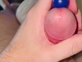 Shooting Loads of Pre Cum Everywhere While I Tease My Long White Dick!! 💦🍆