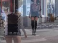 Teaser - Nothing like fishnets and short skirt for a the day in the city