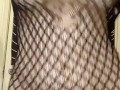 dancing in a sheer fishnet dress- twerking my pawg ass and bouncing my big tits
