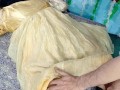 yellow dressed desi bride pussy fucking hardsex with indian big cock