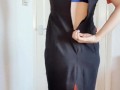 Blonde Busty Stewardess strips out of uniform. Air hostess, flight Attendant, lingerie, onlyfans