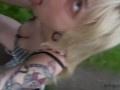 Kiley Corrupt Risky Outdoor Blowjob