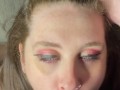 GETTING MY THROAT FUCKED TILL HE JACKS OFF AND CUMS TWICE, PULSATING CUMSHOT INTO EYE