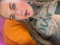 Tattoo goth hippie Anuskatzz loves to play with her pussy and anal for you on her vip Onlyfans