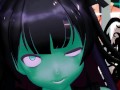 Kancolle Light Cruiser Demon Hentai Nude Dance Monster Girl MMD 3D Dark Green Body Color Edit Smixix