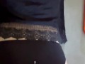 I come home from work and I feel like cumming on her buttocks