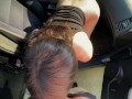 [POV] let's do it here! amateur risky CAR sex makes slutty TEEN moan loudly