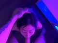 PERFECT BODY ASIAN TEEN RAYA STEELE SUCKS AND FUCKS ME AND LETS ME FINISH ON HER FACE!