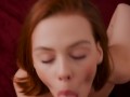 Step sister sucks my huge cock sweetly and gently until she ends up in her mouth. - FoxyElf