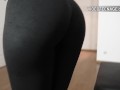 booty brunette does her first video casting