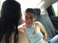 I seduce and touch my best friend while we go in the uber