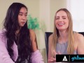Hot Lesbian Couple Fuck Their Therapist