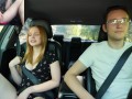 Surprise Verlonis for Justin lush Control inside her pussy while driving car in Public