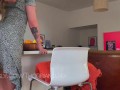 Hard anal fuck in her apartment before seeing friends