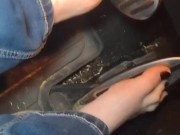 Hard driving pedal pumping