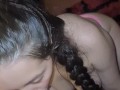 blowjob from this 18 year old bitch to her dear father-in-law, she wants to leave him without milk
