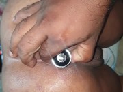 Desi Homemade Slut Wife Fucked With Butt Plug 4K පුකේ හිලට ප්ලග් එකක්‌ දාලා හුකාගත්ත පොඩිඩි