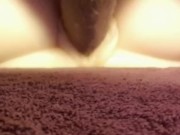 Using my tit fleshlight after I cum in it earlier sloppy seconds fuck