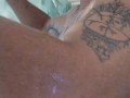 Beefy Latino Tattoo Hunk Fingers His Ass While He Jerks Off His Big Cock and Shoots A Huge Load