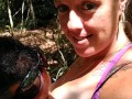Cute girl flashes her tits in public on spring break so I start sucking on them and we got caught