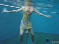 Russian girl Milana found her natural talent in the pool