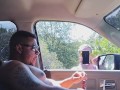 I got caught by cute girl while I was jerking off in my truck in public at the park
