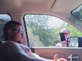I got caught by cute girl while I was jerking off in my truck in public at the park