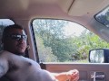 I got caught by cute girl while I was jerking off in my truck in public at the park