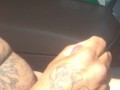 On spring break I catch my friend masturbating and flashing his cock In public and my pussy gets wet