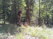 Exhibitionist Wife taking piss and cum on face