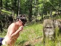 Slave Wife on her knees blowing Master's Cock