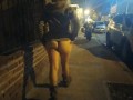 girl flashing naked in the street fucking in public voyeurs and caught by the police