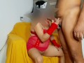 Mistress Slapping her slave cock& blowjob(part 9)මැඩම්ගේ අතින් ගහන ගමන් පයිය උරපු හැටි.