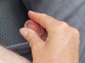 Jerking off my uber driver after getting me from the station.