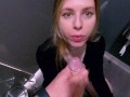 Unlucky Shoplifter Fucked in Mall Toilet - Real Public - Risky Sex - POV