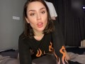 Hot student gives blowjob and rides cock as she was taught in college dorm