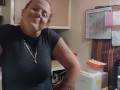 Business Woman Doing Her Duties Around The House After Work In Her Short Dress (PANTY TEASE)