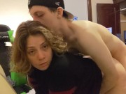 Heather Kane Tricks College Boy into Filling Her Up with Cum!