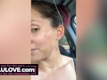 Babe sharing cunt spread closeups & dirty talking in between clips of real life behind the scenes adventures - Lelu Love