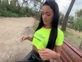 Zuzu Sweet fuck athlete in public for her Onlyfans casting facial