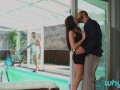 WHYNOTBI - Katy Rose Invites The Poolboy Jeffrey To Run His Hands Over Her Body & Her Husband's