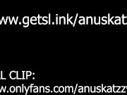 Onlyfans emo tattoo girl Anuskatzz masturbate with BIG john thomas toy until she gets a real orgasm