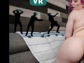 VIRTUALPORN - Lily Lou Riding Big Black Cock In VR And It's Glorious