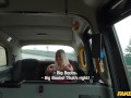 Fake Taxi Sexy european babe gets her big tits out for taxi driver and masturbates on back seat. POV hardcore public sex.