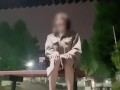公園でベビードール姿になってみた♡（変態散歩）　I tried to dress up as a babydoll in the park.