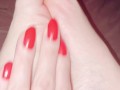 I'm on my friend's bed and he has a girlfriend! Pussy rubbing and showing my toe rings!